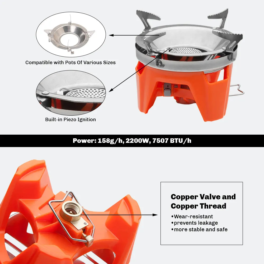 Fire Maple X2 Outdoor Gas Stove Burner Tourist Portable Cooking System