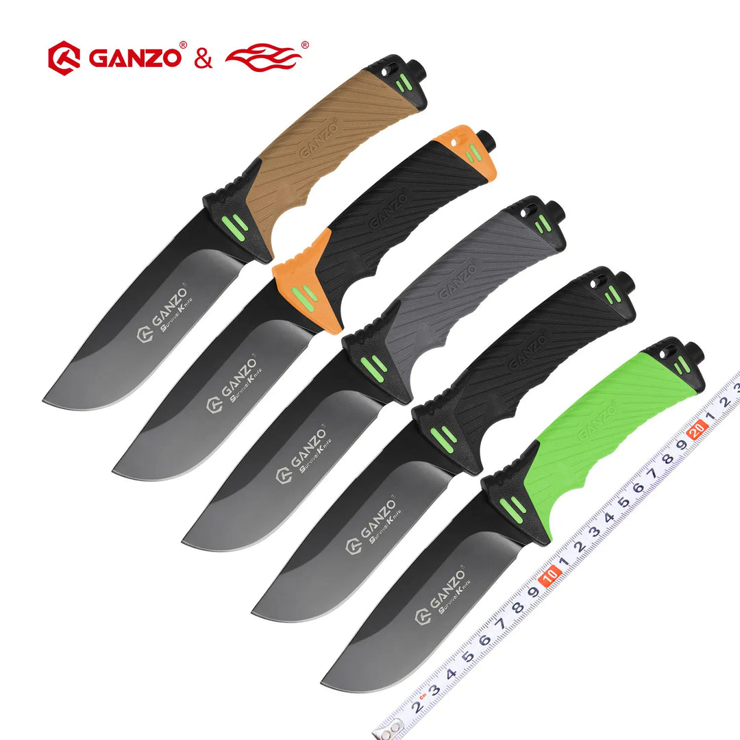 Firebird Ganzo G8012 7cr17mov blade ABS Handle Fixed blade knife Survival knife Camping tool Hunting Knife tactical outdoor tool