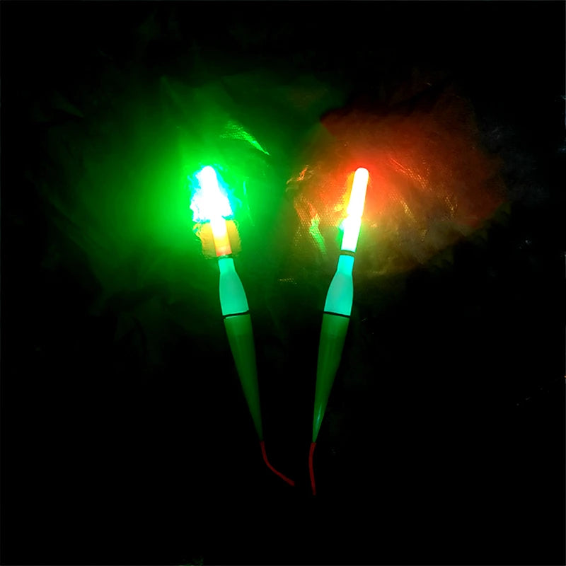 2pcs Fishing Float LED Electric Float Light + Battery Deep Water Float Fishing Tackle