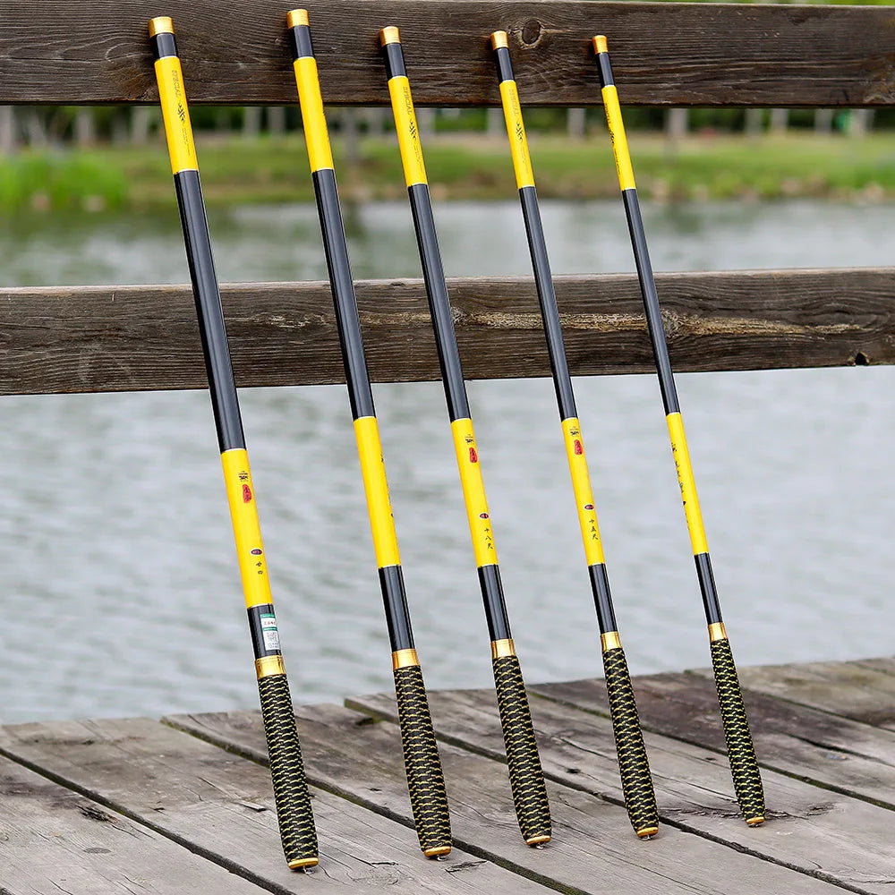 For Carp Fishing Rod Feeder Hard FRP Carbon Fiber Portable Durable Ultra Light