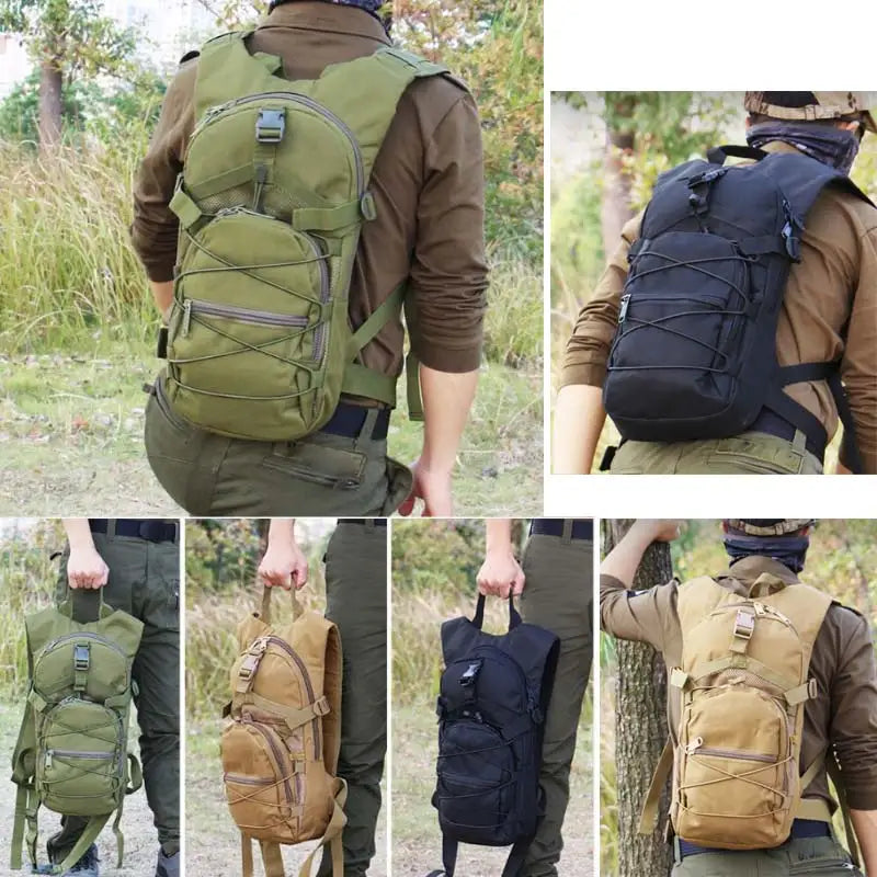 15L Molle Tactical Backpack 800D Oxford Military Hiking Bicycle Backpacks Outdoor