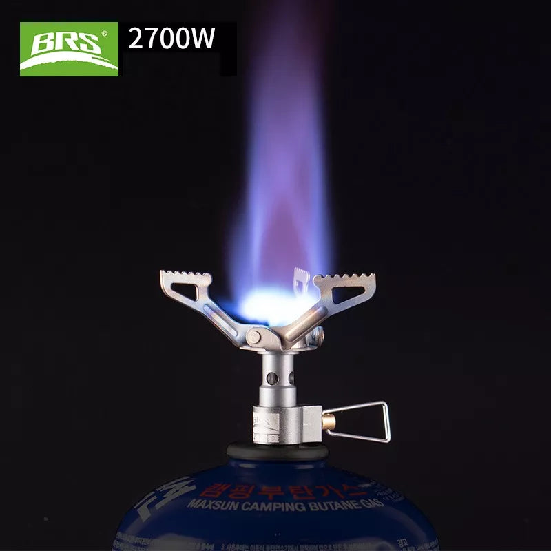 BRS 3000t Outdoor Camping Titanium Gas Stove Lightweight Portable Hiking Butane