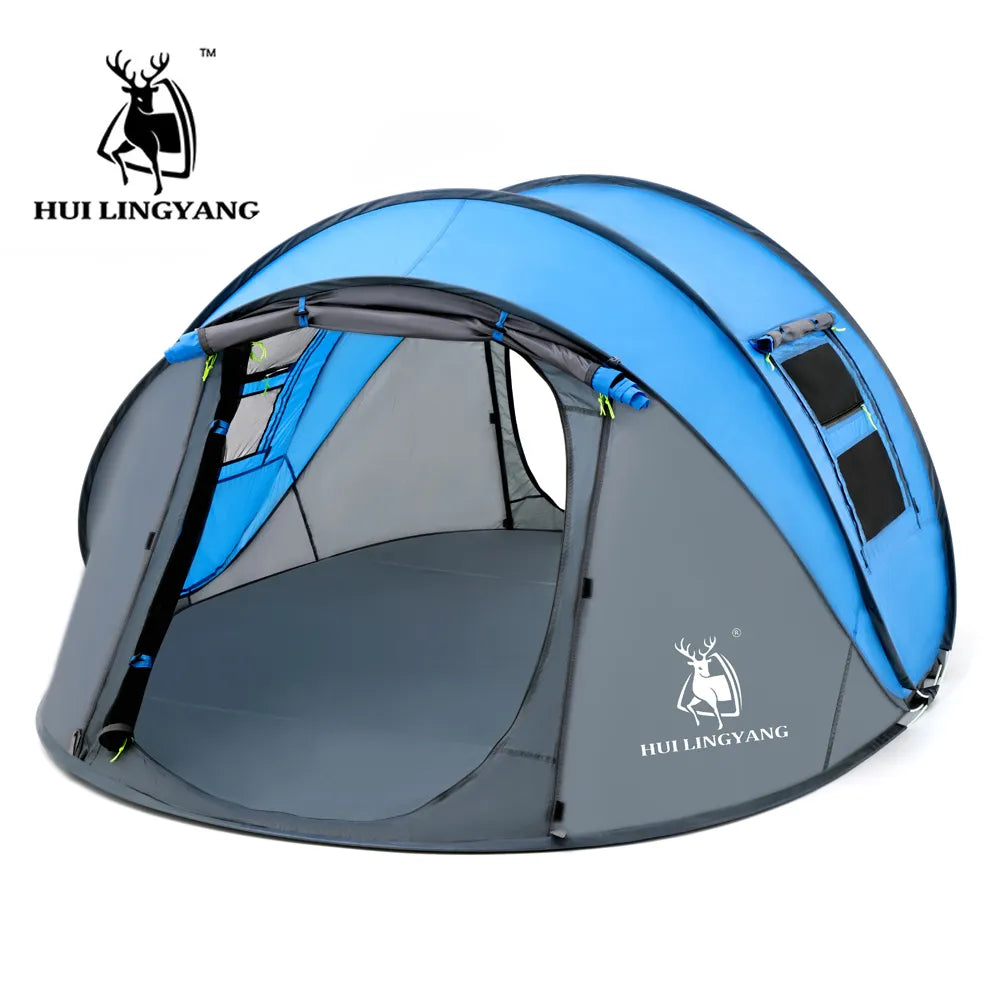 HUI LINGYANG throw tent outdoor automatic tents throwing pop up waterproof camping