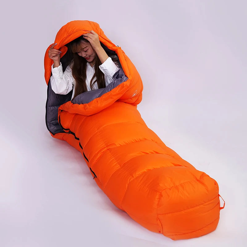 Black Snow New High Quality Goose Down Sleeping Bags Outdoor Camping Hiking