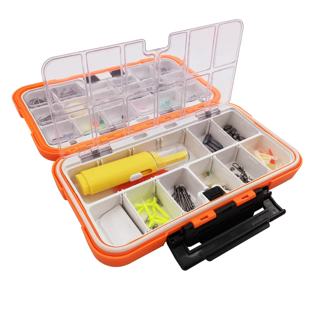 Fishing waterproof accessories box, small road sub box, fish hook storage box