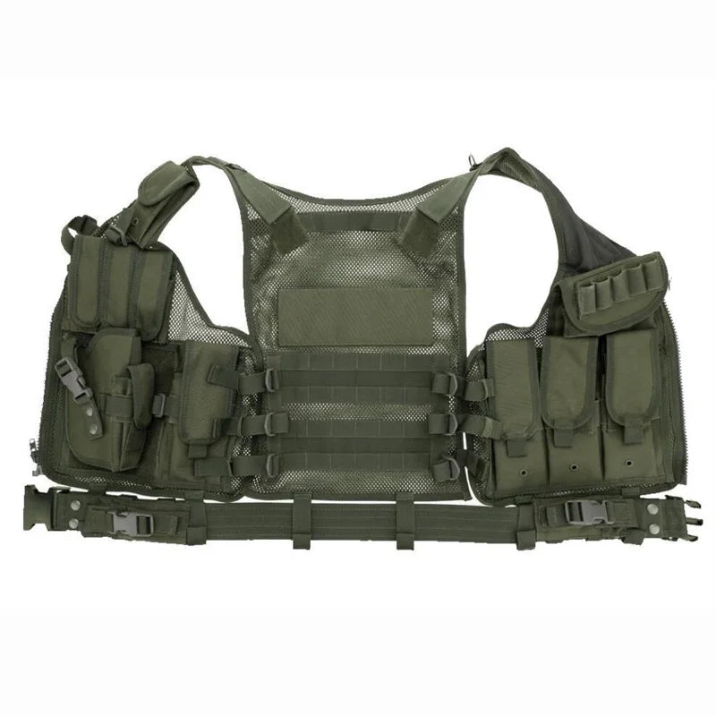 Military Equipment Tactical Vest Police Training Combat Armor Gear Army Paintball Hunting