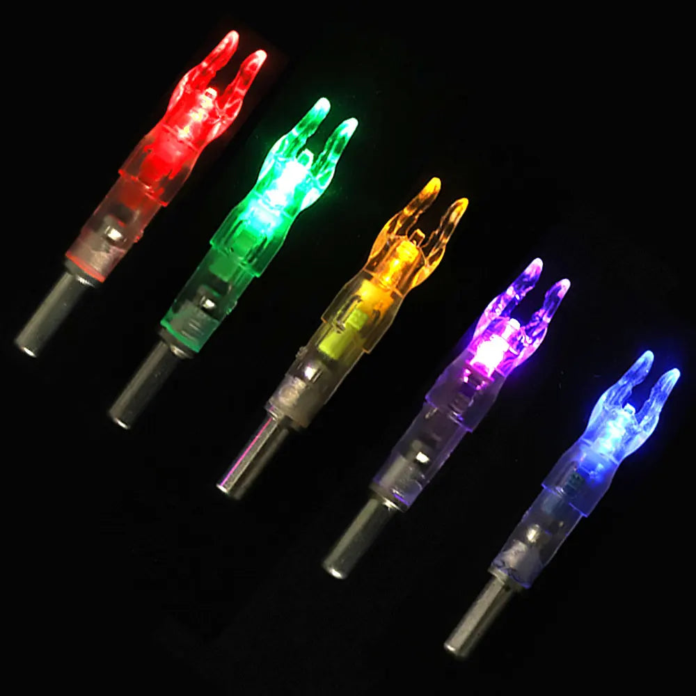 3pcs Automatically  LED Nock For ID 4.2 5.2 6.2 7.6 MM Archery Bow String  Lighted Activated Nocks Arrow Accessory Hunting