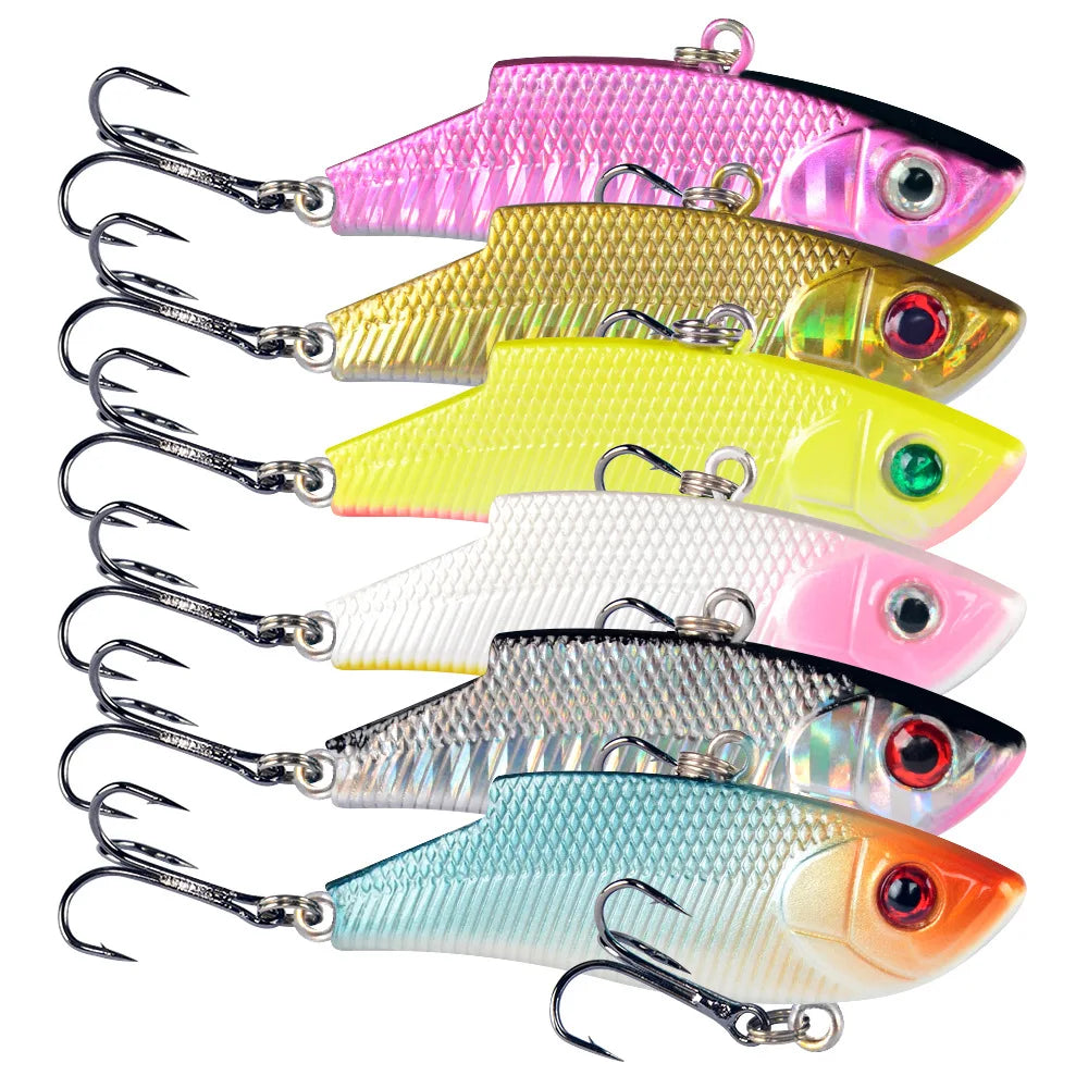 1 PC  5.5cm/9g Tough Fishing Lure VIB Rattlin Hook Fishing Sinking Vibration Rattlin