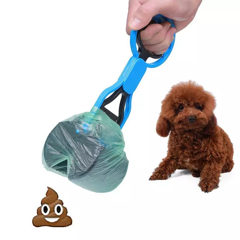 1pc Dog Cat Animal Waste Pooper Scooper Long Handle Jaw Poop Scoop Shit Outdoor