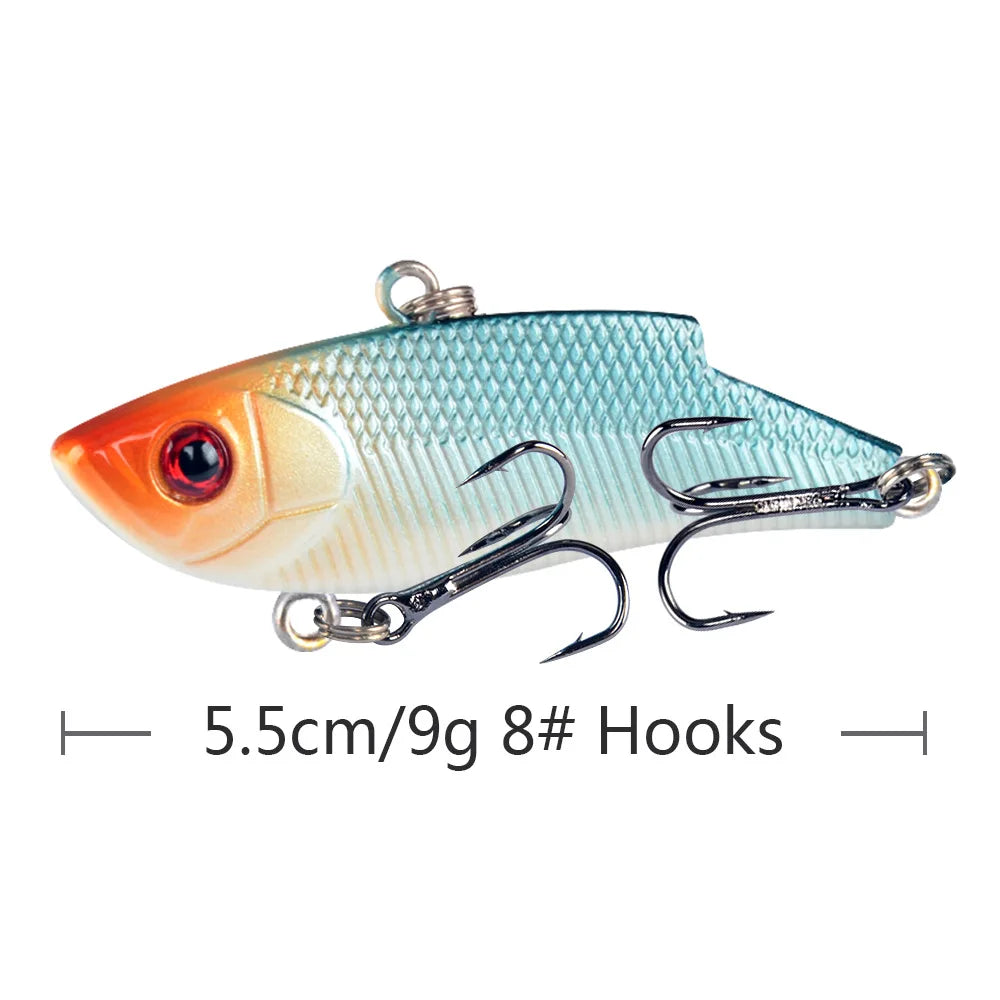 1 PC  5.5cm/9g Tough Fishing Lure VIB Rattlin Hook Fishing Sinking Vibration Rattlin