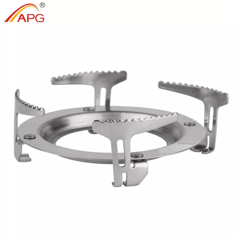 APG Portable System Stove Rack Stainless Steel Pot Bracket Cooking Camping Pot