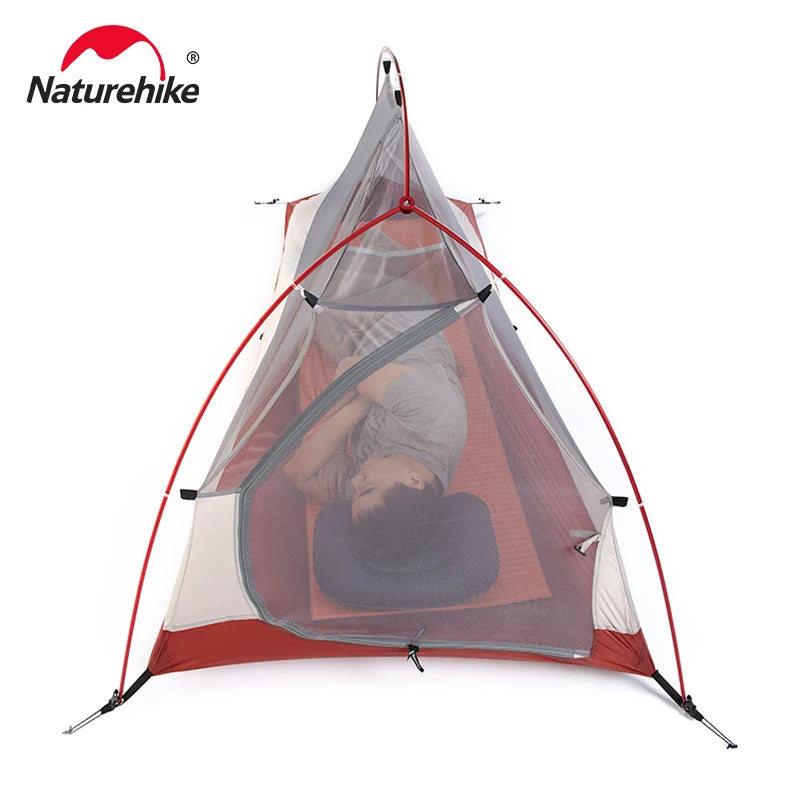 Naturehike Upgraded Cloud Up 2 Ultralight Tent Free Standing 20D Fabric Camping Tents