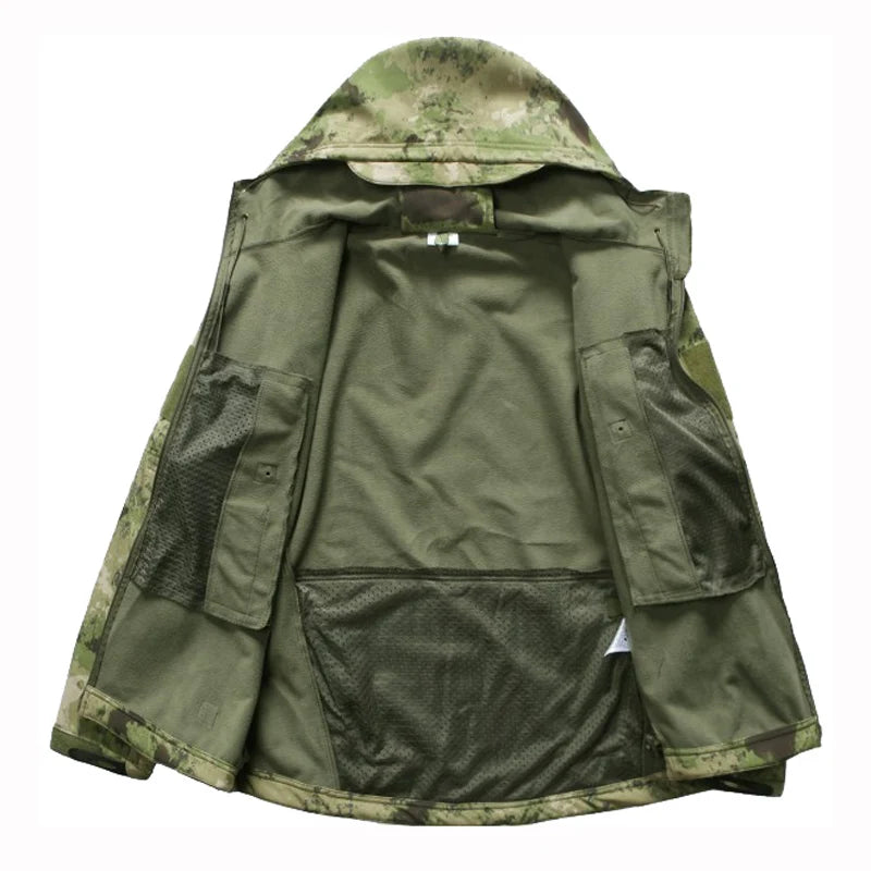 Outdoor Sport Softshell TAD Tactical Jacket Men Camouflage Hunting Clothes Military