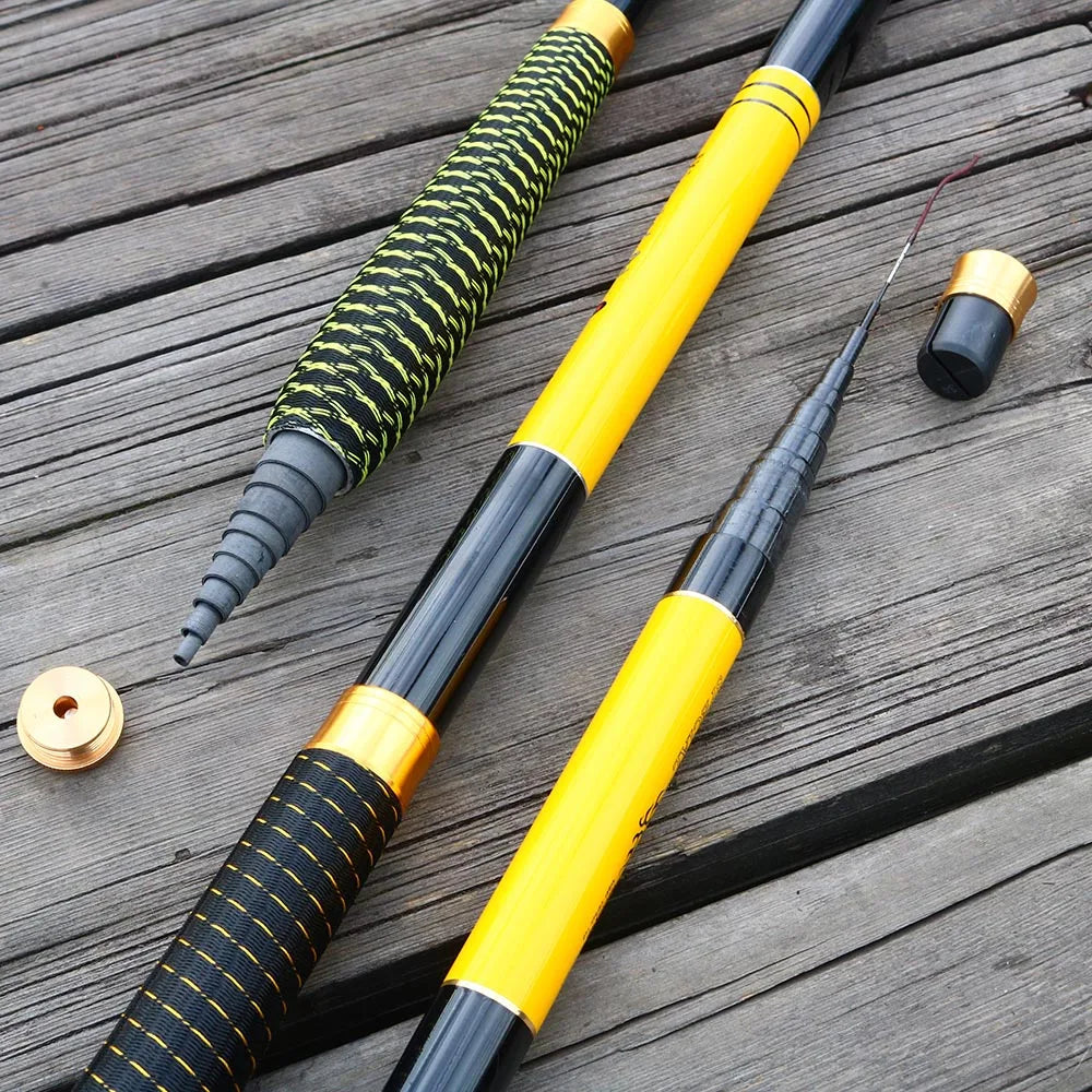 For Carp Fishing Rod Feeder Hard FRP Carbon Fiber Portable Durable Ultra Light