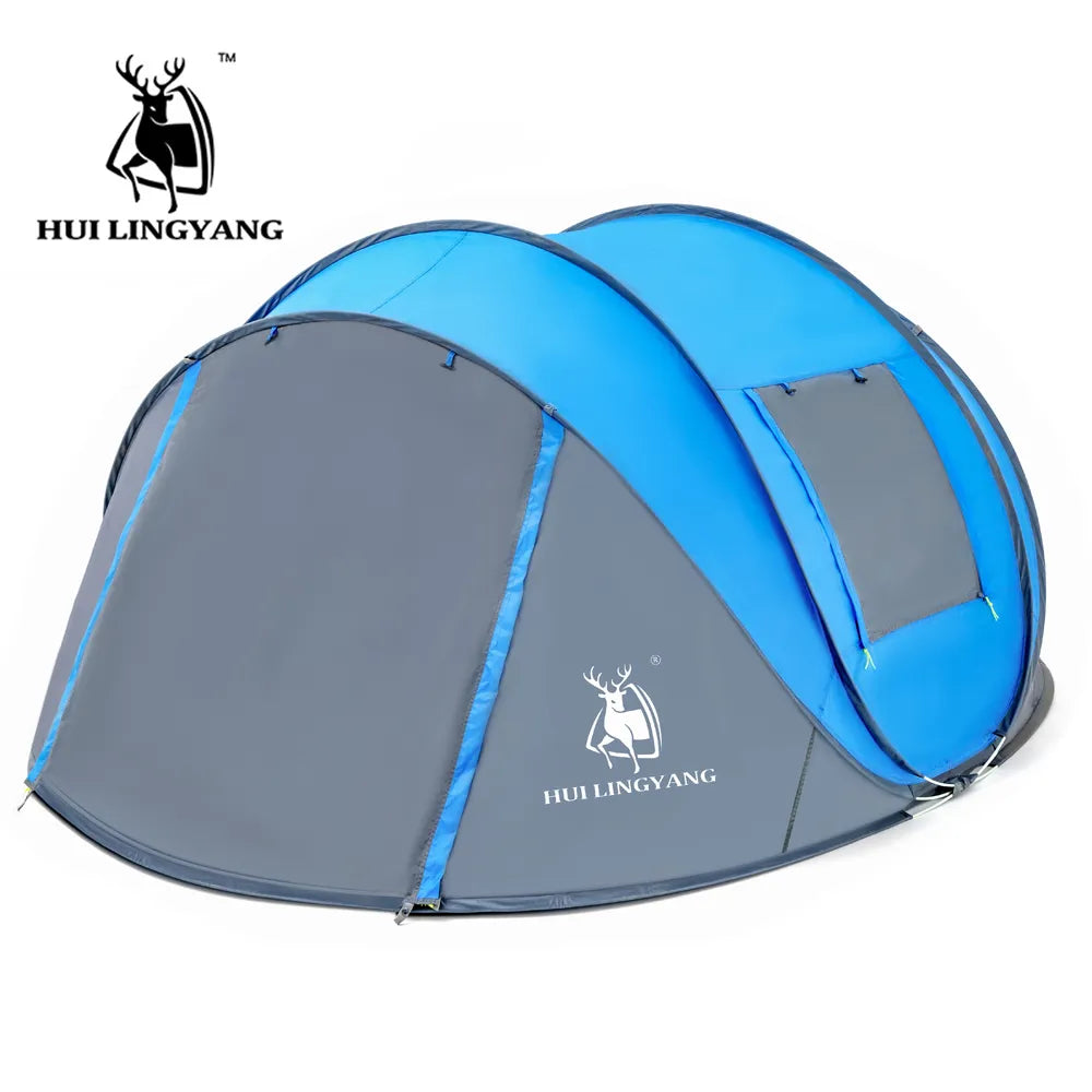 HUI LINGYANG throw tent outdoor automatic tents throwing pop up waterproof camping