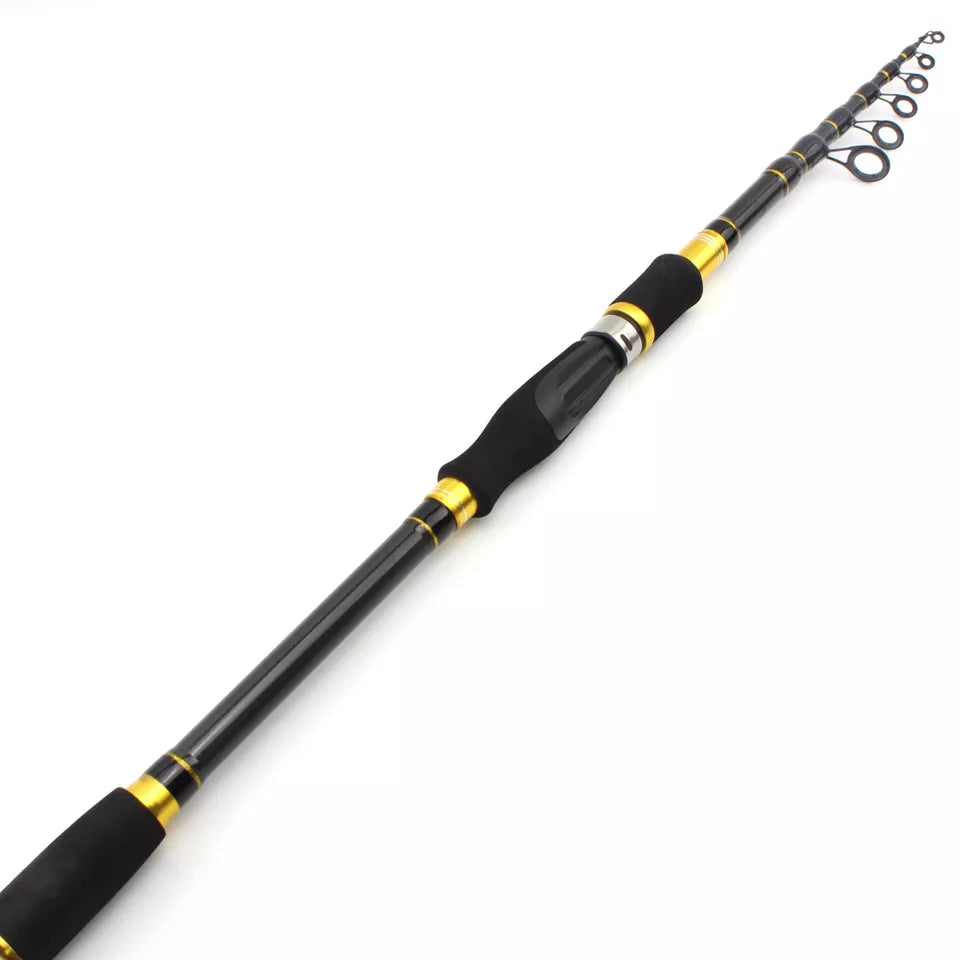 NEW Promotion! 1.8m 2.1m 2.4m 2.7m carbon rod M power Spinning Casting Rod  Portable