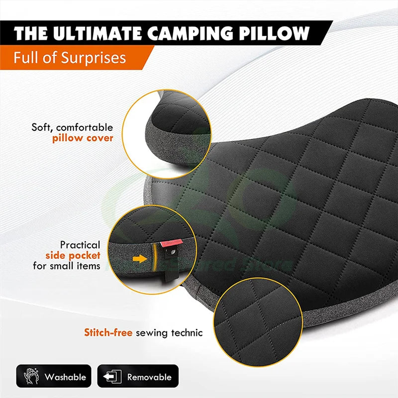 Ultra-light Portable Camping Inflatable Pillow Pad Camping Pillow Trekking Sleep Compressible