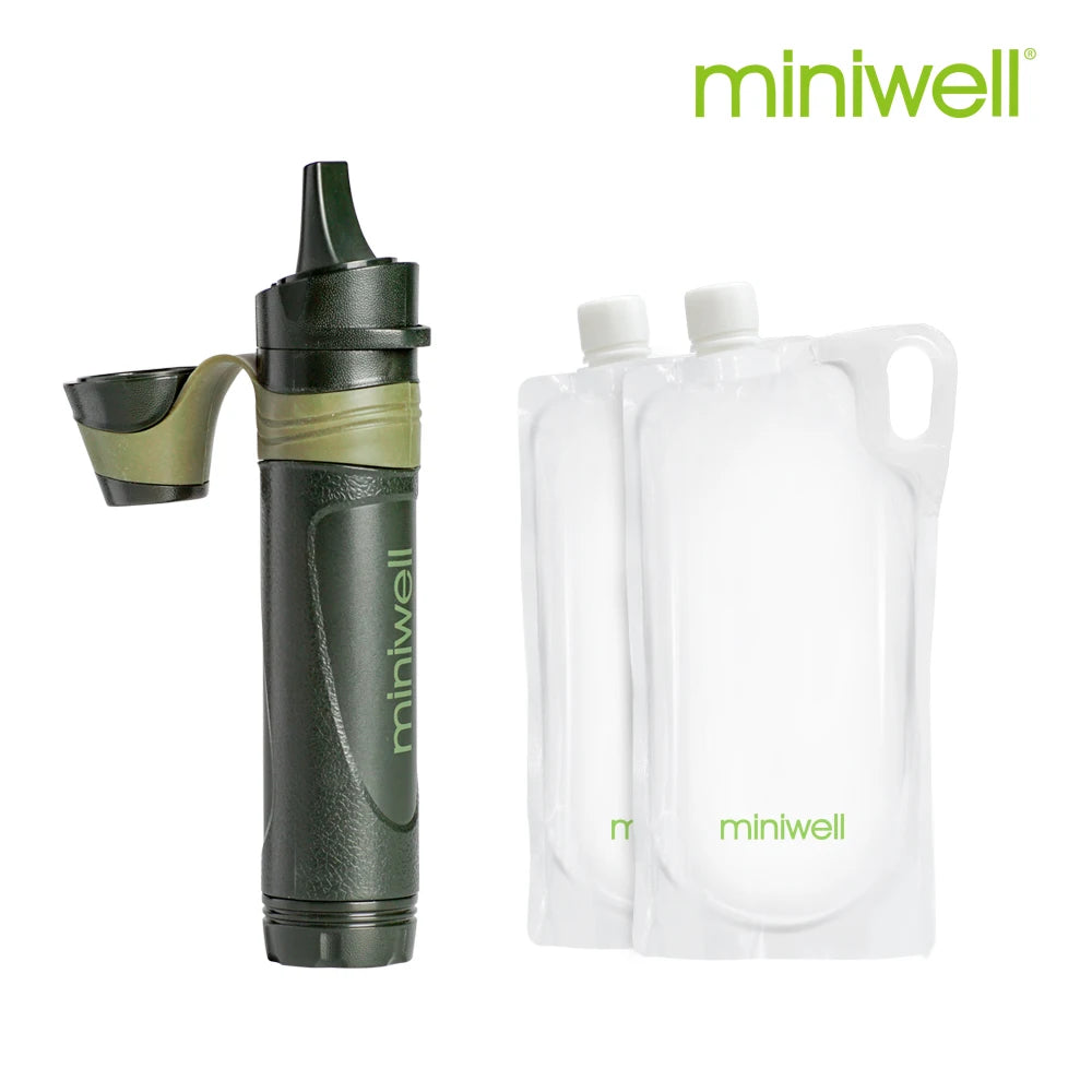 Miniwell L600 Straw Water Purifier  for Travel, Camping, Hiking, Fishing, Emergency