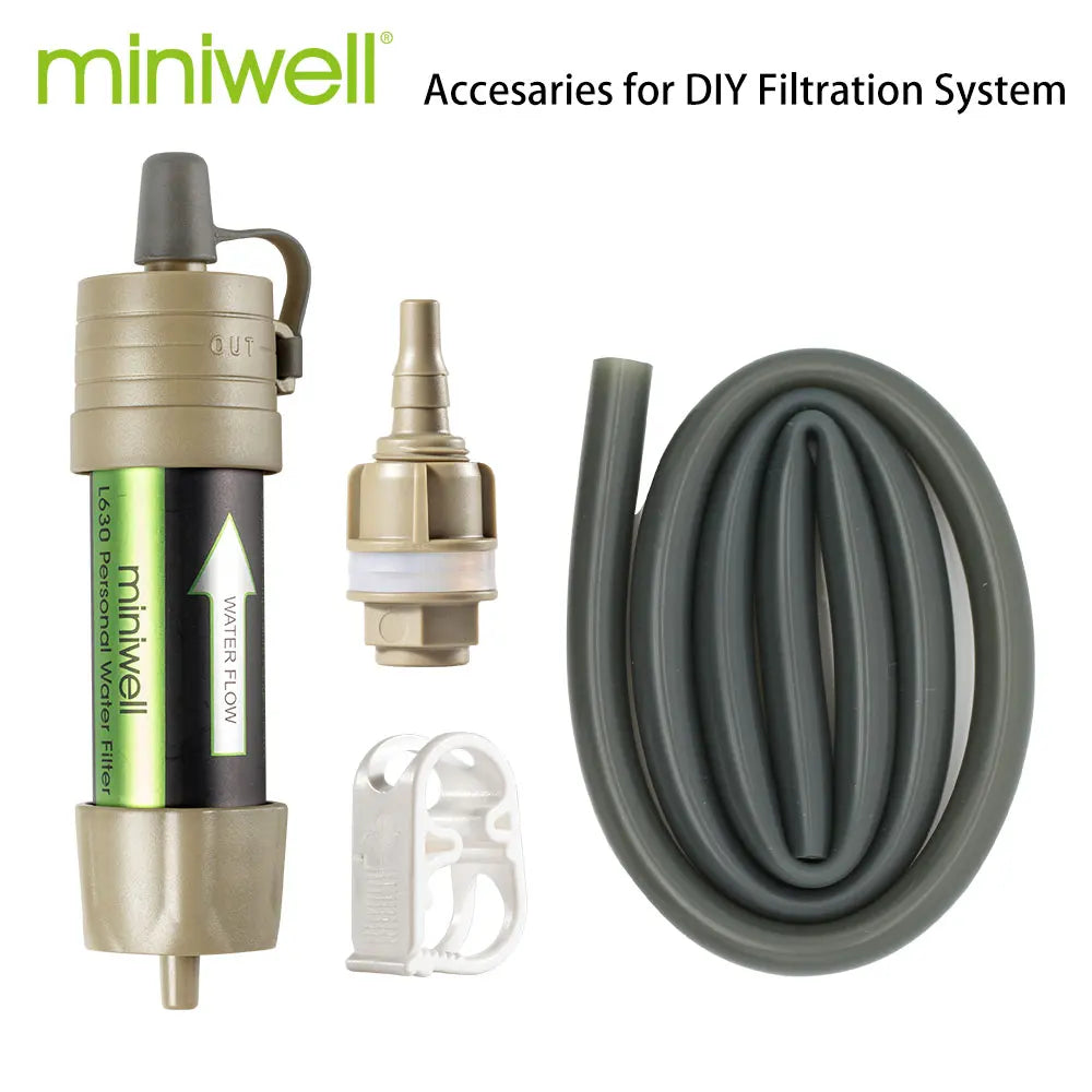 Miniwell survival water purifier for outdoor sport,activities and travel