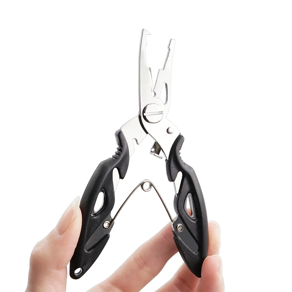 7-in-1 camouflage multi-functional road clip fish nose pliers scissors pliers fish thread