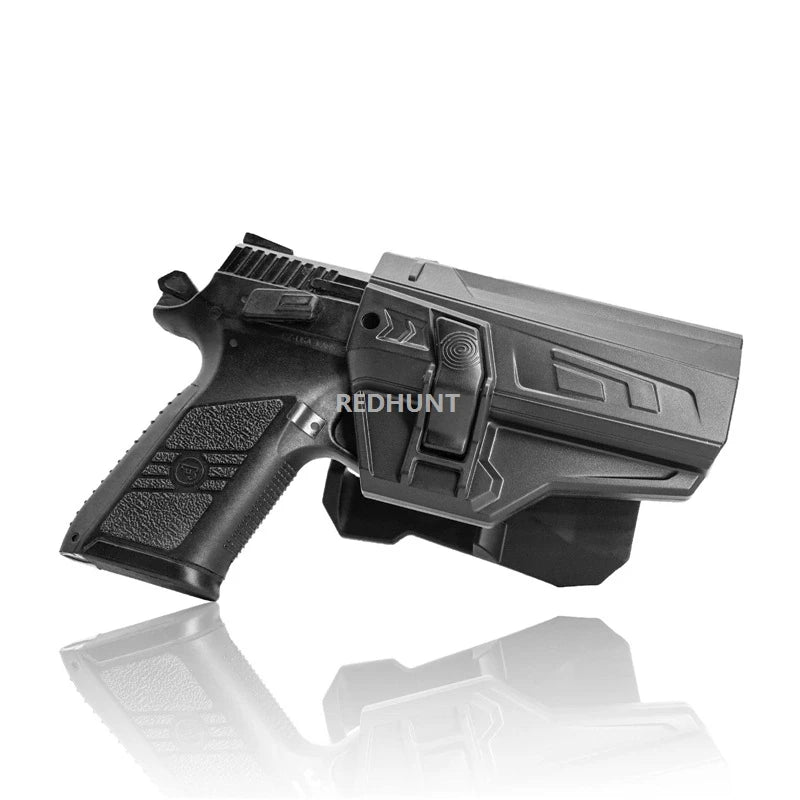 CZ P07 CZ P09 OWB Gun Holster Tactical Hunting Waist Paddle Pistol Handgun Holster Case Outside Waistband Paddle Holster