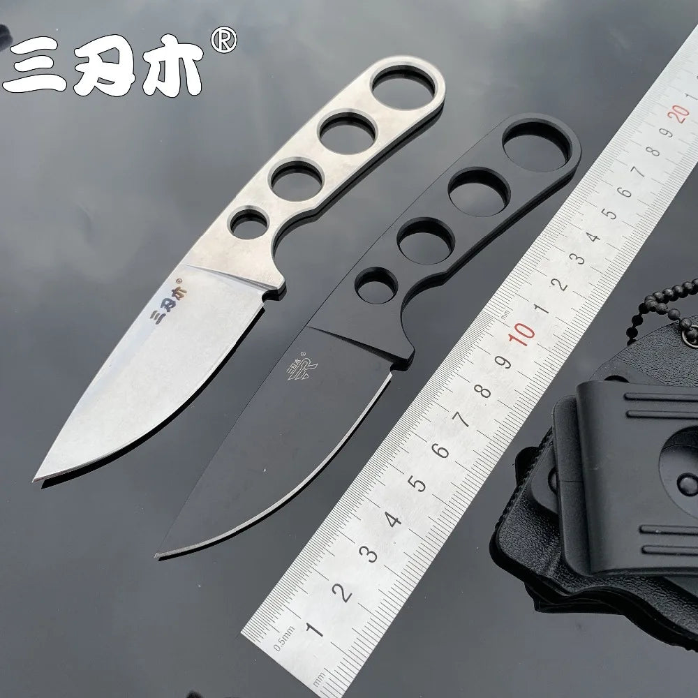 SANRENMU S601 Fixed Blade Knife 8cr13 steel Camping HuntingTactical Survival kitchen Knives Tool Edc K Sheath 7130 Self defense