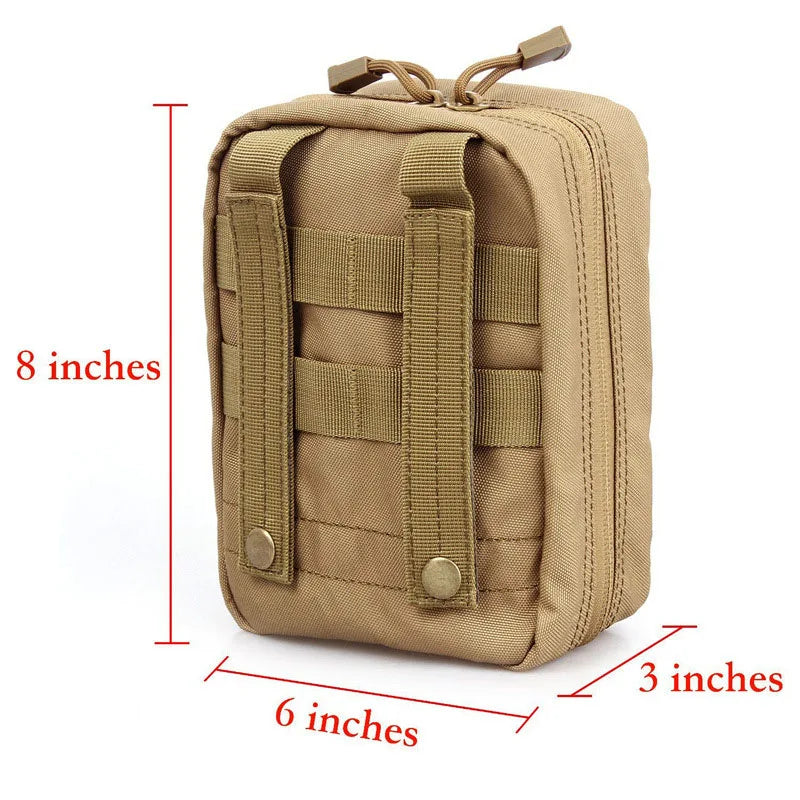 103Pcs First Aid Kit Tactical Medical Kits Emergency Survival Kit Molle Trauma Care Bag for Car Travel Camping Outdoor Sports