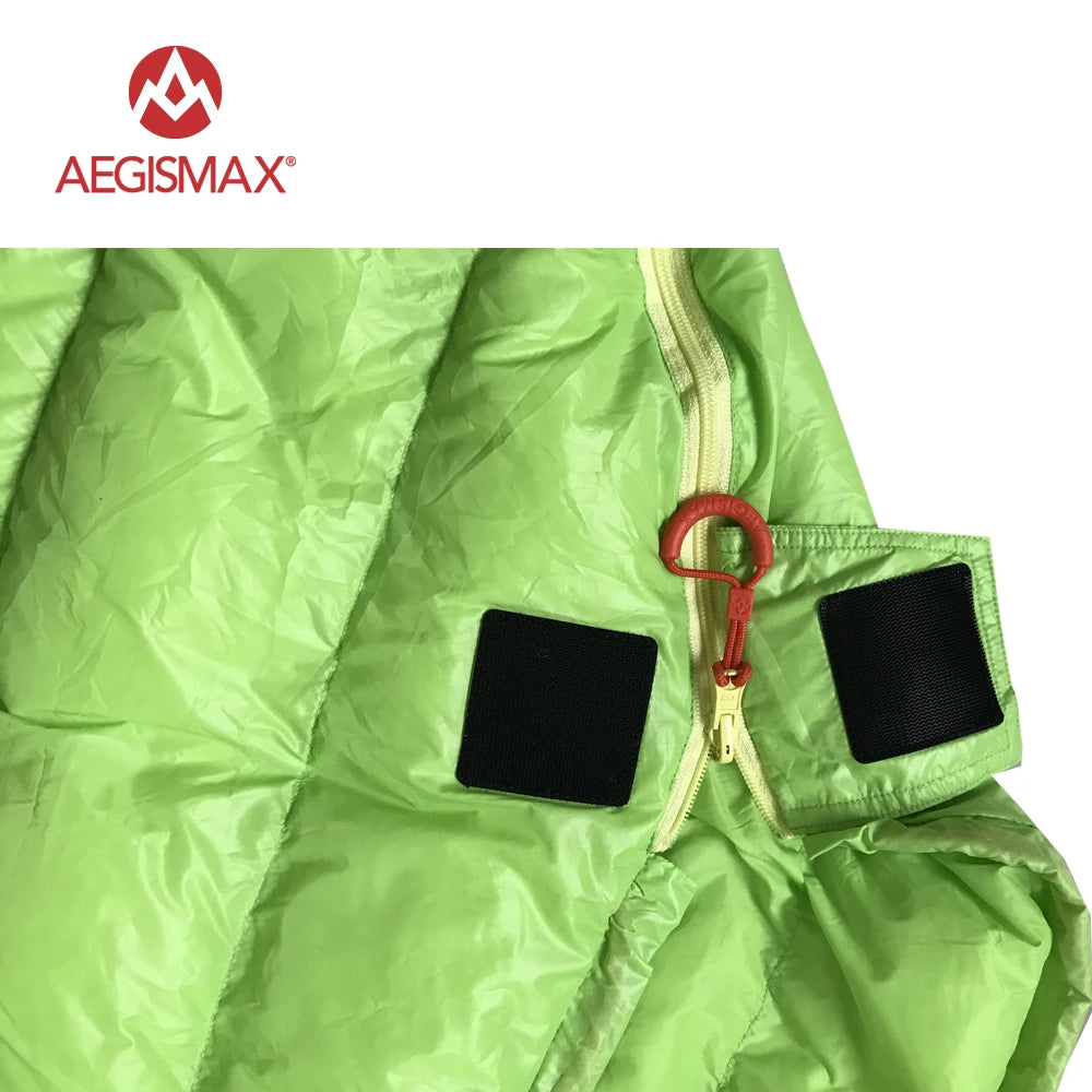 AEGISMAX Outdoor Camping  Ultralight 95% Goose Down Mummy  Sleeping Bag