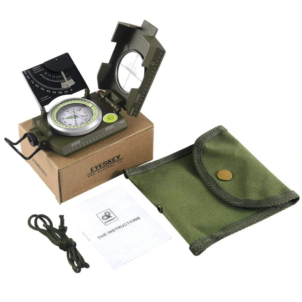 Mulitifunctional Eyeskey Survival Military Compass Camping Hiking Compass Geological Compass Digital Compass Camping Equipment