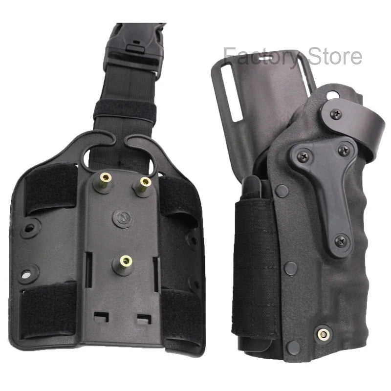 Tactical Gun Holster Leg Platform Pistol case Fits For GLOCK 17 19 Colt 1911 M92 M9 SIG P220 Outdoor Military Thigh Gun Holster