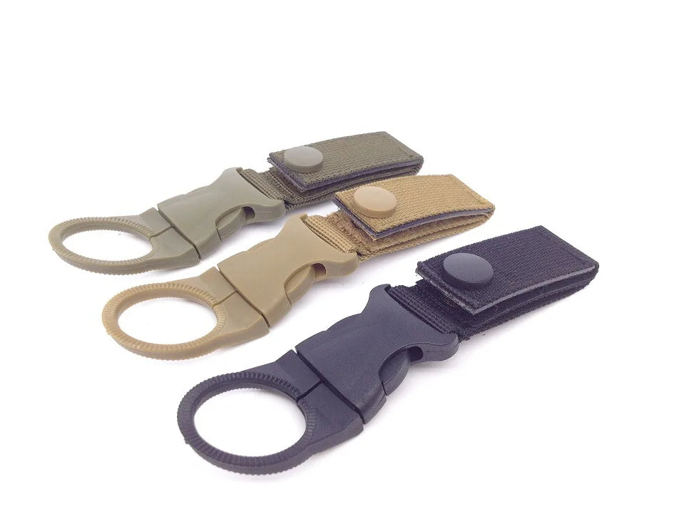 New Outdoor Camping Hiking Tactical Multifunction Nylon Webbing Carabiner Buckle