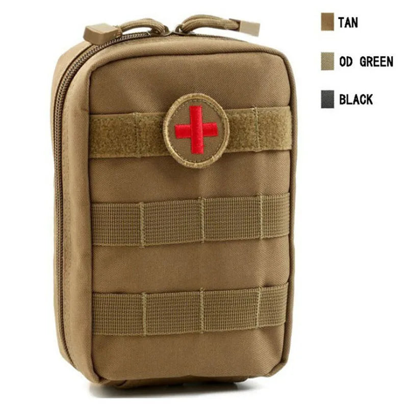 103Pcs First Aid Kit Tactical Medical Kits Emergency Survival Kit Molle Trauma Care Bag for Car Travel Camping Outdoor Sports