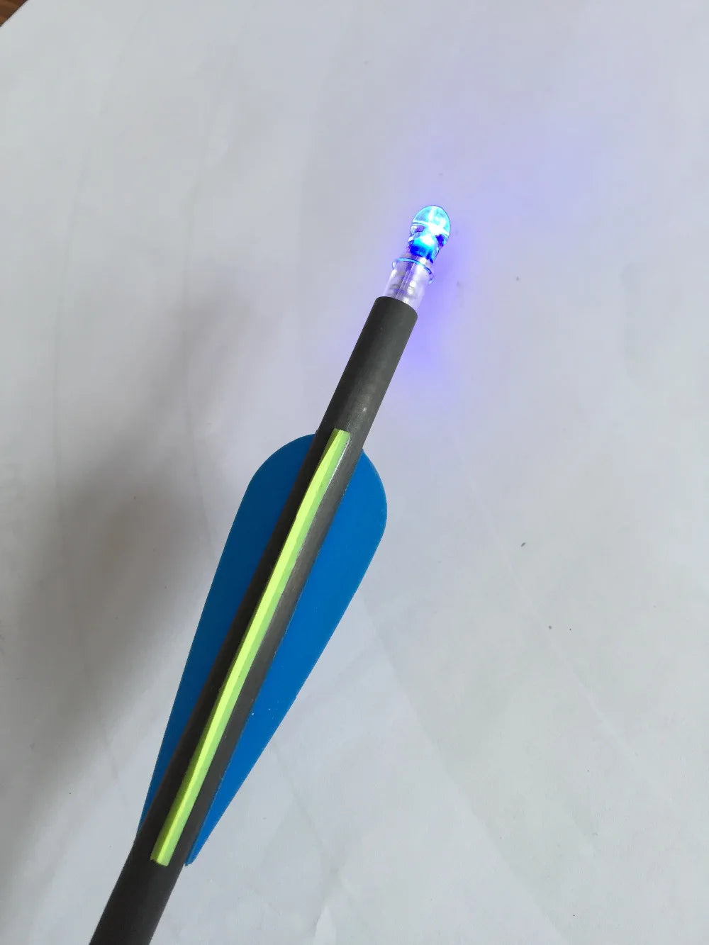 3pcs Lighted Nock Crossbow bolts Nock blue  Led Lighted arrow Nock  for ID7.6mm  OD8.8mm crossbow hunting