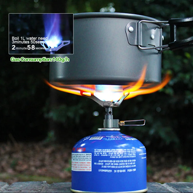 BRS-3000T Ultra-light 25g Titanium Alloy Camping Stove Outdoor Miniature Gas Burner