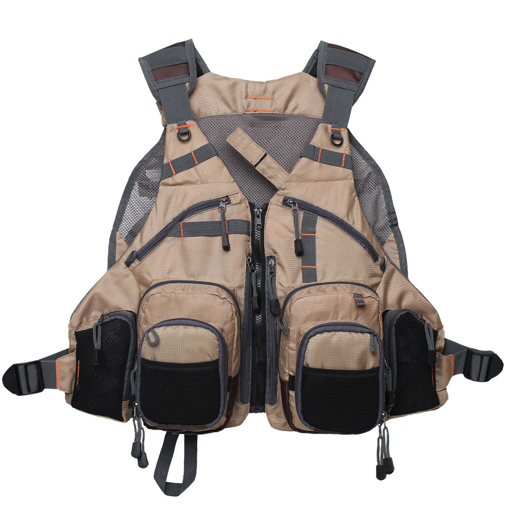 Fly Fishing Vest Pack for Trout Fishing Gear and Equipment Multifunction Breathable