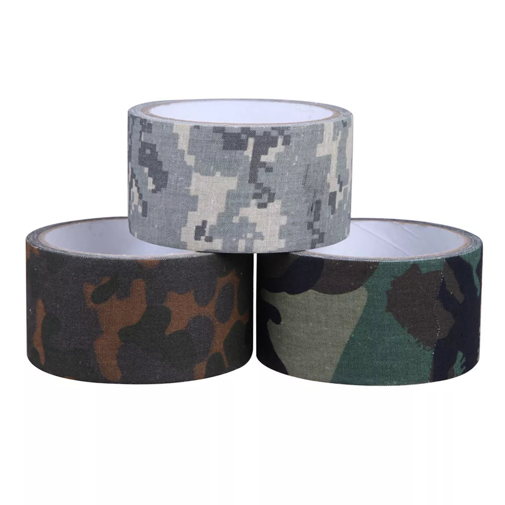 5cm*5m Camouflage Tape Outdoor Grass Camo ACU Hunting Camping Wrap Tape