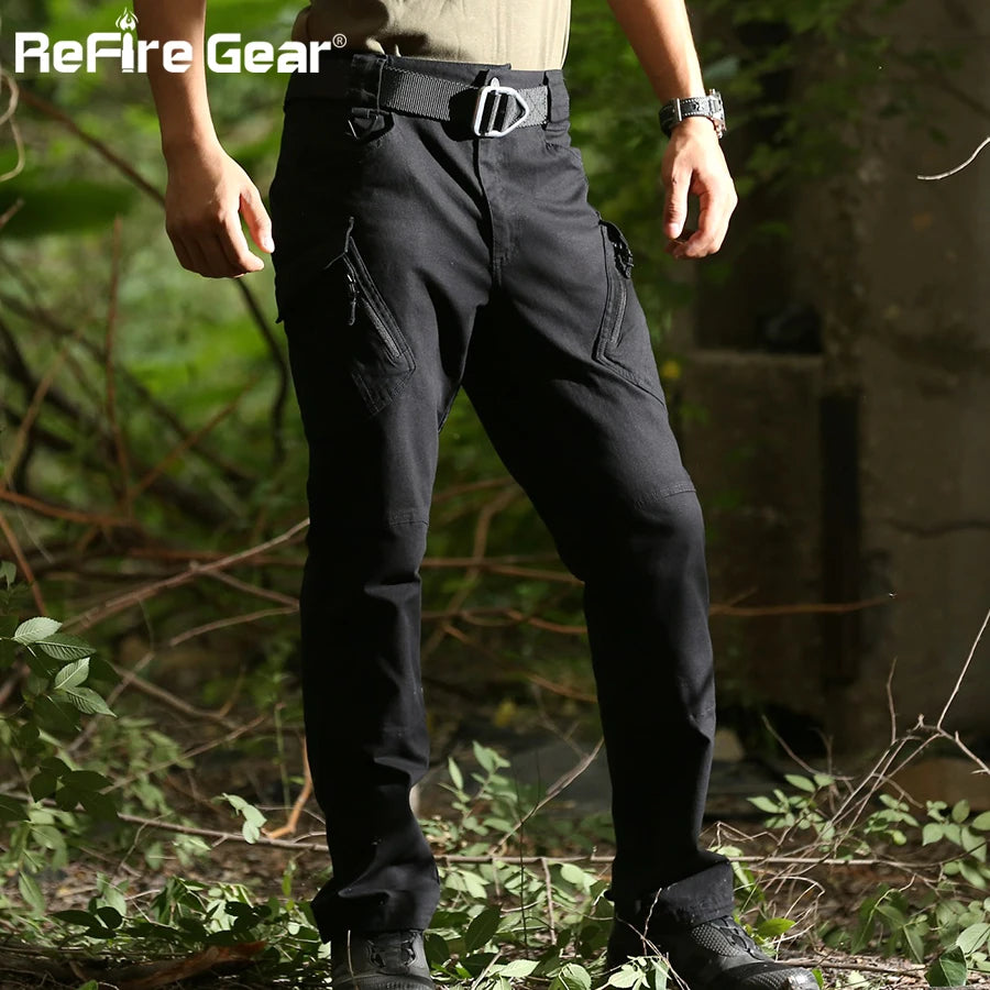 ReFire Gear IX11 Urban Tactical Military Pants Men SWAT Multi Pockets Army Combat