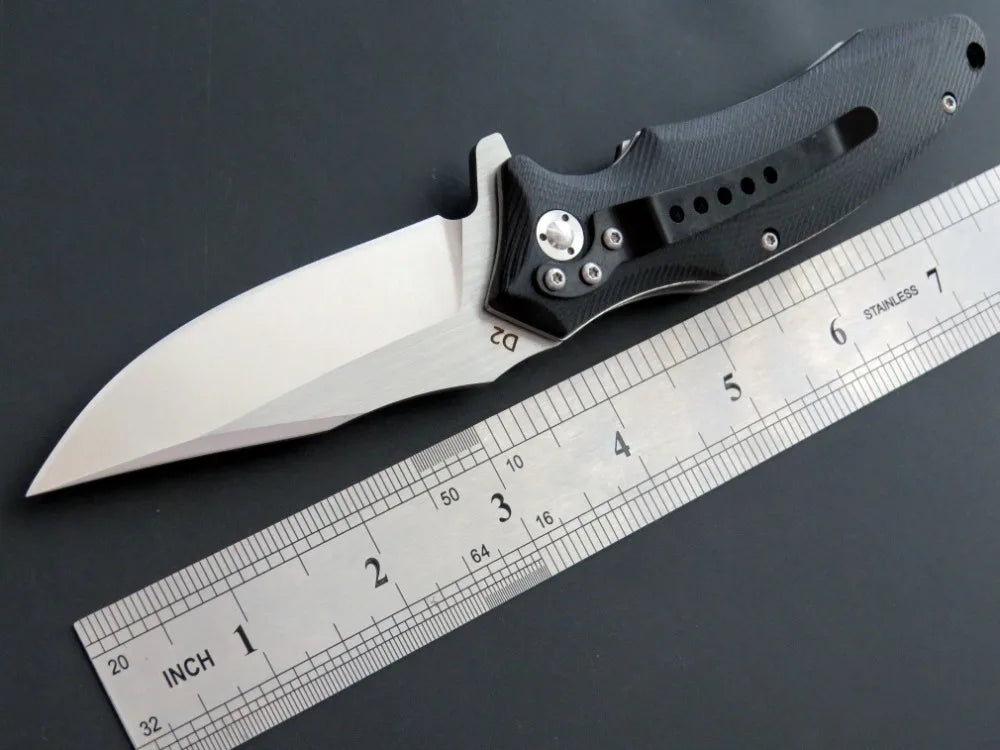 High quality  EF339 pocket knife D2 steel blade G10 handle outdoor camping hunting survival outdoor EDC tool knife