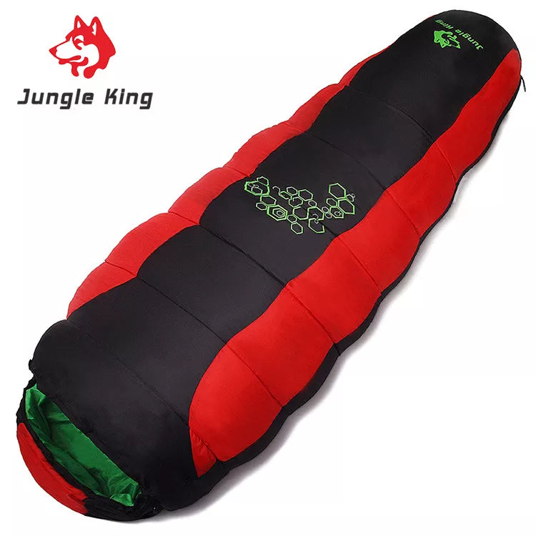 Jungle King 2017 thickening fill four holes cotton sleeping bags outdoor camping