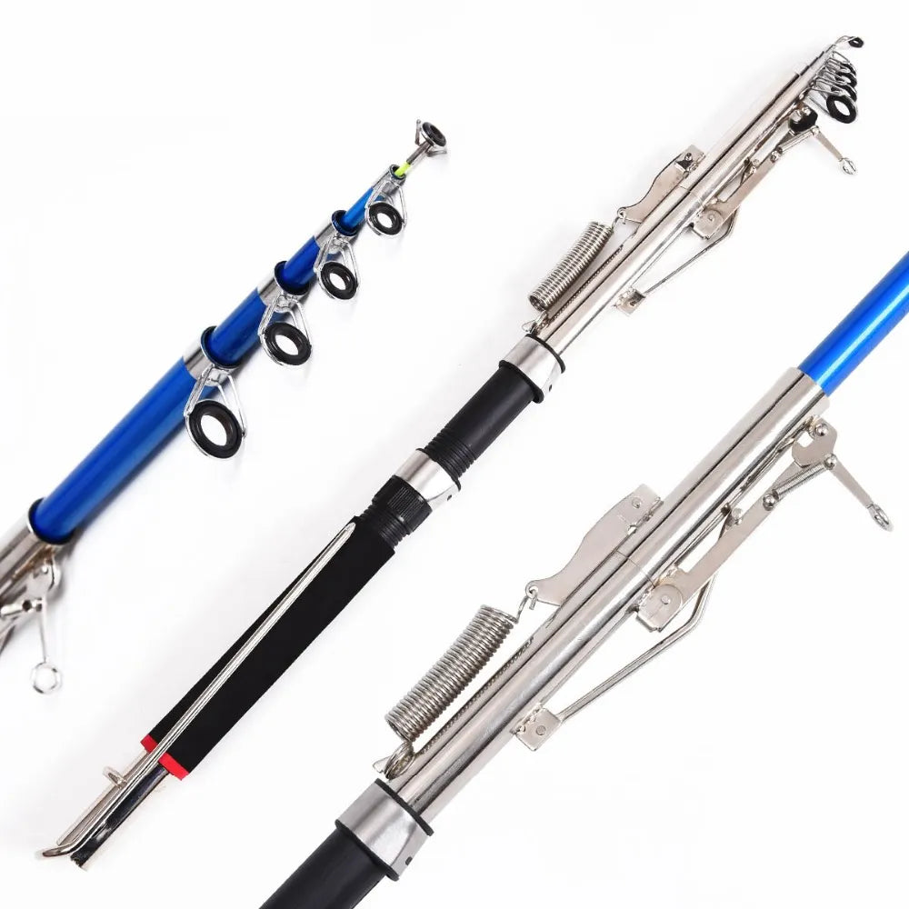 2.1-2.7M Carp Automatic Fishing Rod Fishing Telescopic Spinning Rod Sections Fishing