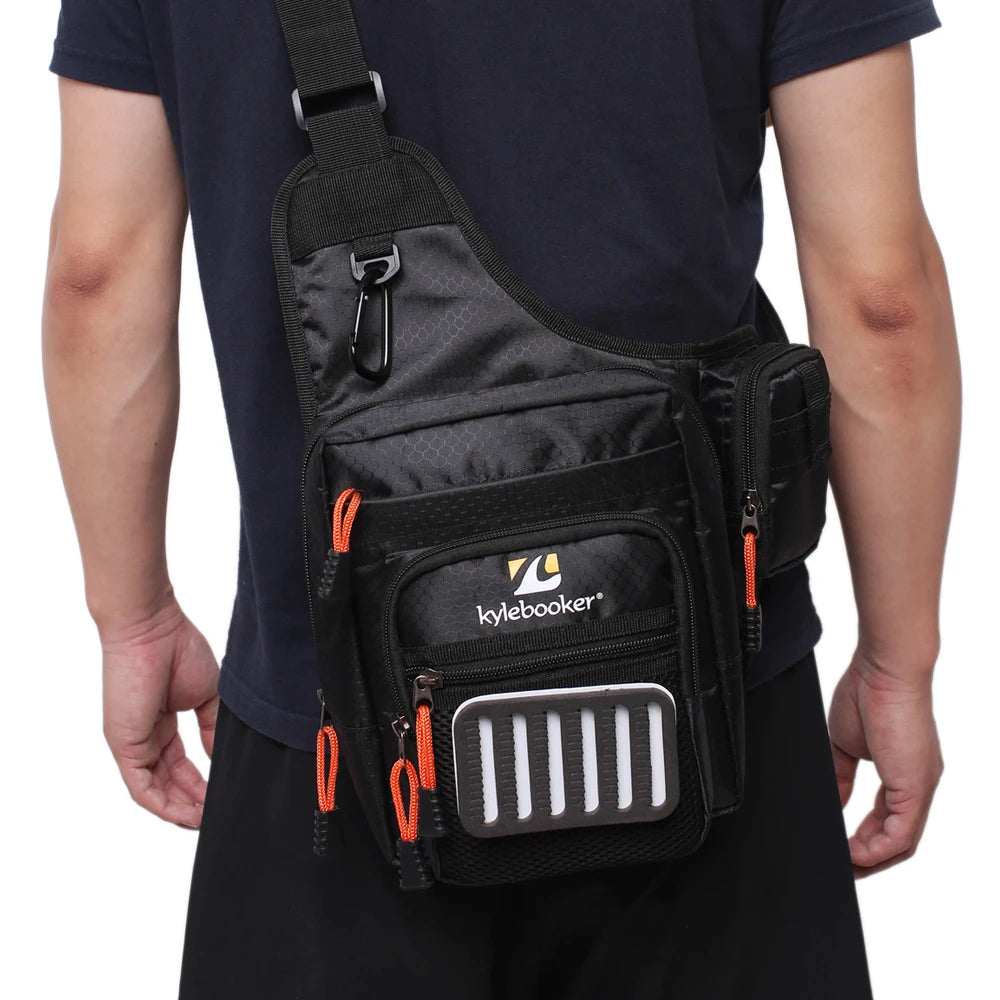 New Men's Fly Fishing Gear Satchel Bag Multi-Purpose Shoulder Messenger Outdoor