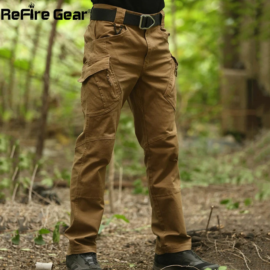 ReFire Gear IX11 Urban Tactical Military Pants Men SWAT Multi Pockets Army Combat