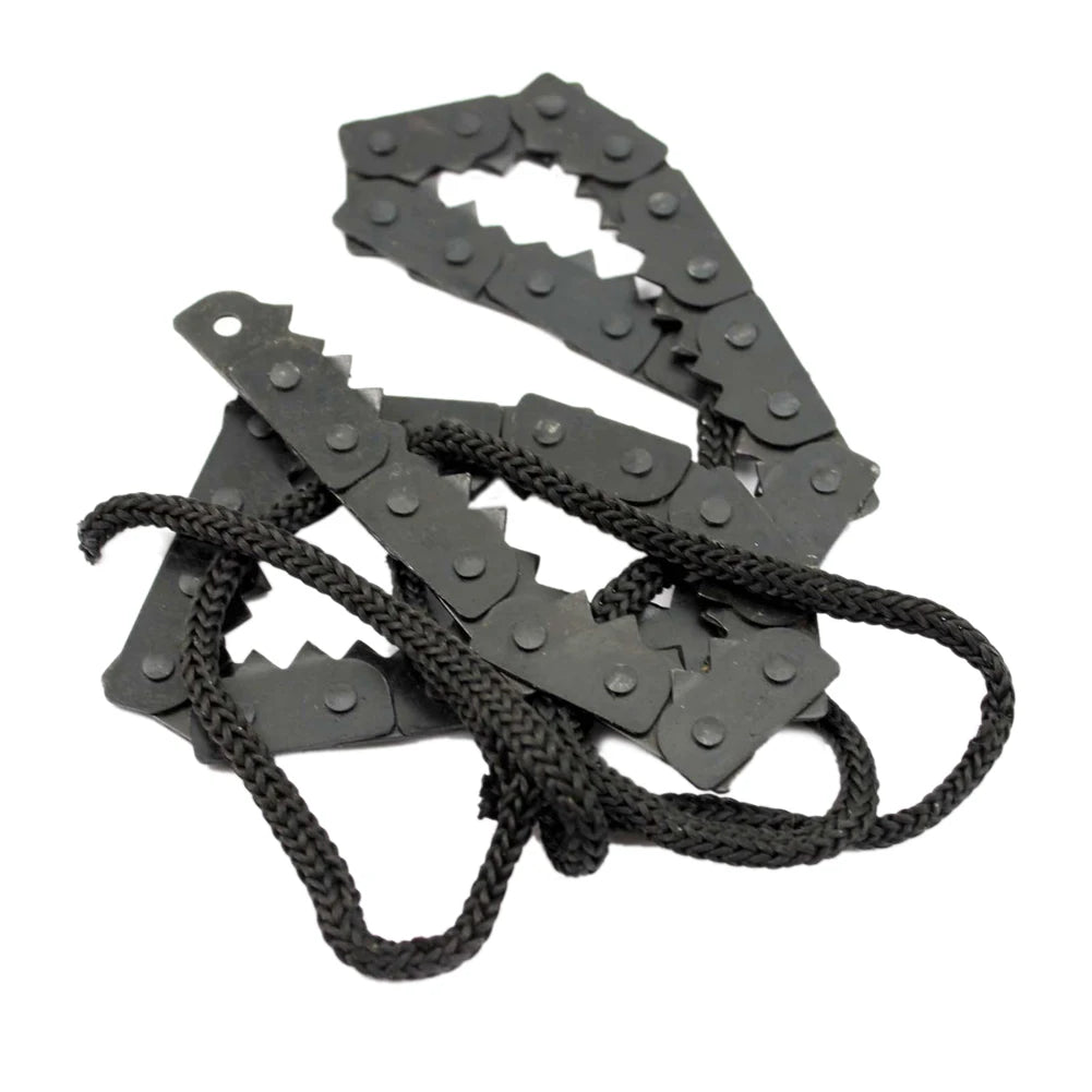 50CM Camping Emergency Survival Hand Gear Pocket Chain Saw ChainSaw Stainless