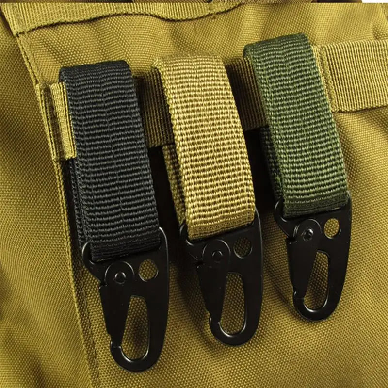 1PC  Carabiner High Strength Nylon Key Hook MOLLE Webbing Buckle Hanging System