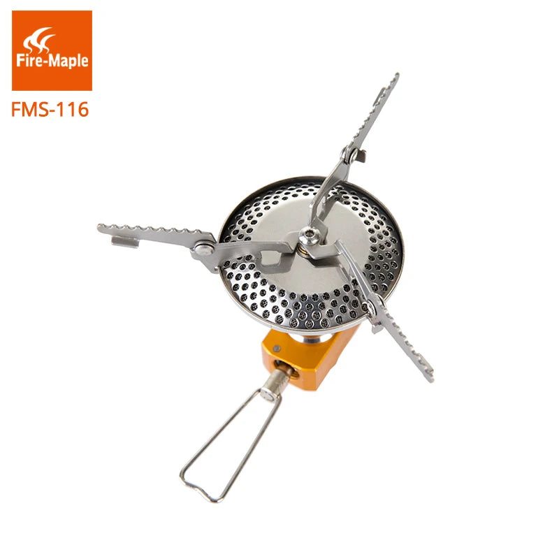 Fire Maple Outdoor Gas Stove One-Piece Stainless Big Burner Camping Equipment Folding