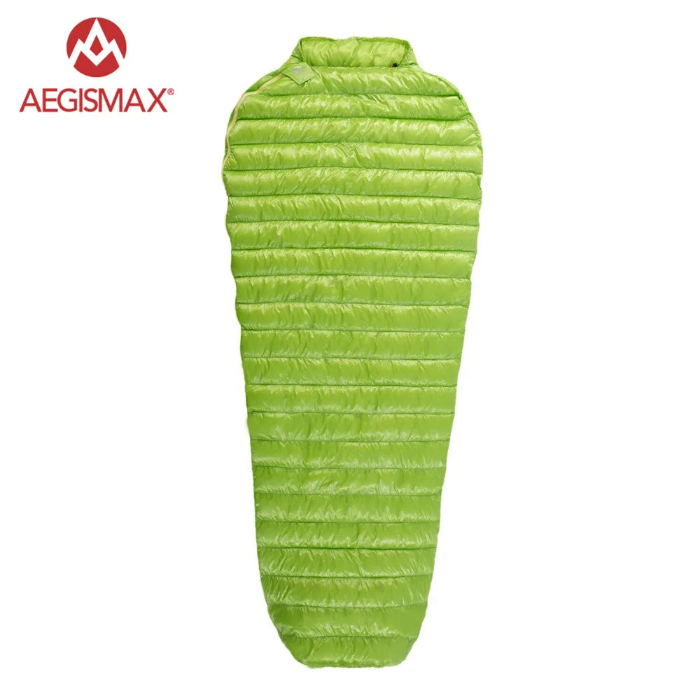 AEGISMAX Outdoor Camping  Ultralight 95% Goose Down Mummy  Sleeping Bag