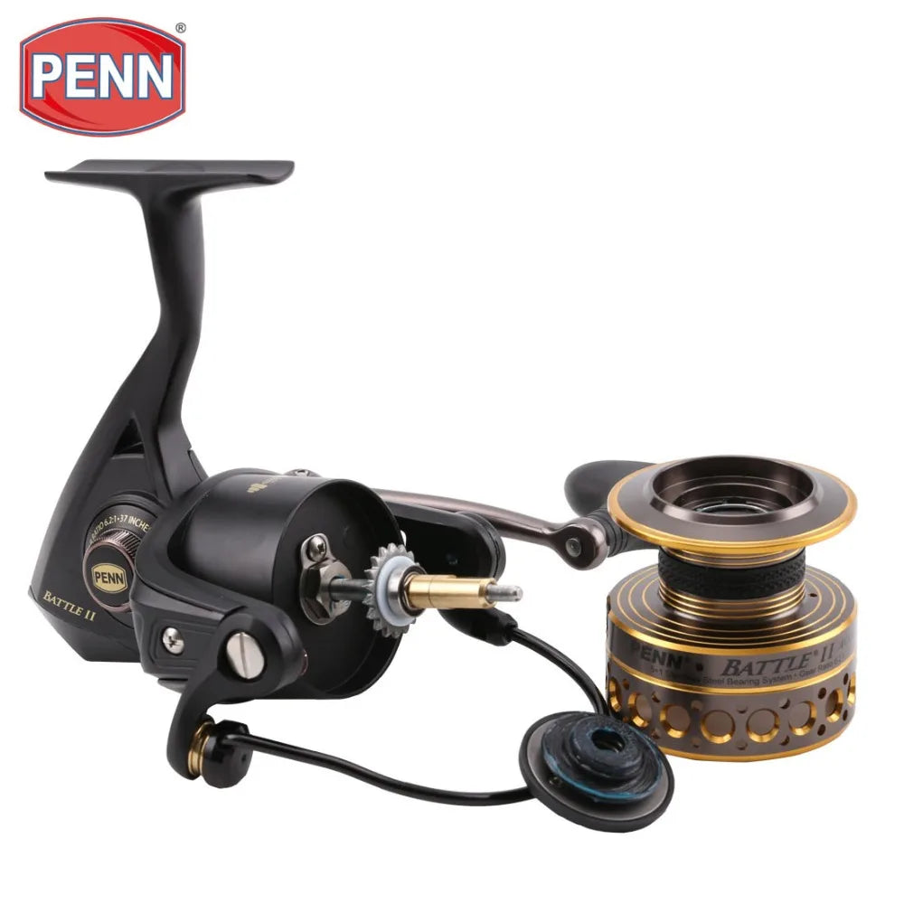 Original PENN Battle II BTL 2500-8000 Spinning Fishing Reel 6BB Big Sea Saltwater Boat