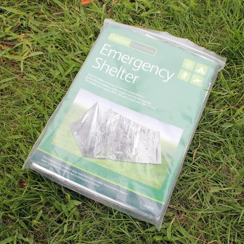 Argent Emergency Shelter Tent Outdoor Ultralight Portable Camping SOS Shelter Mylar