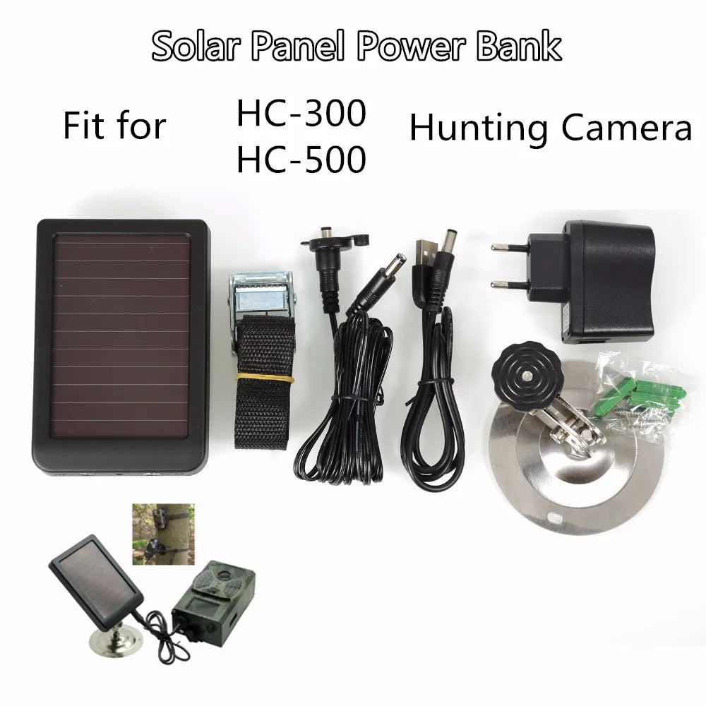 External Solar Powered Panel Charger  Power Supply  for Suntek Hunting Camera