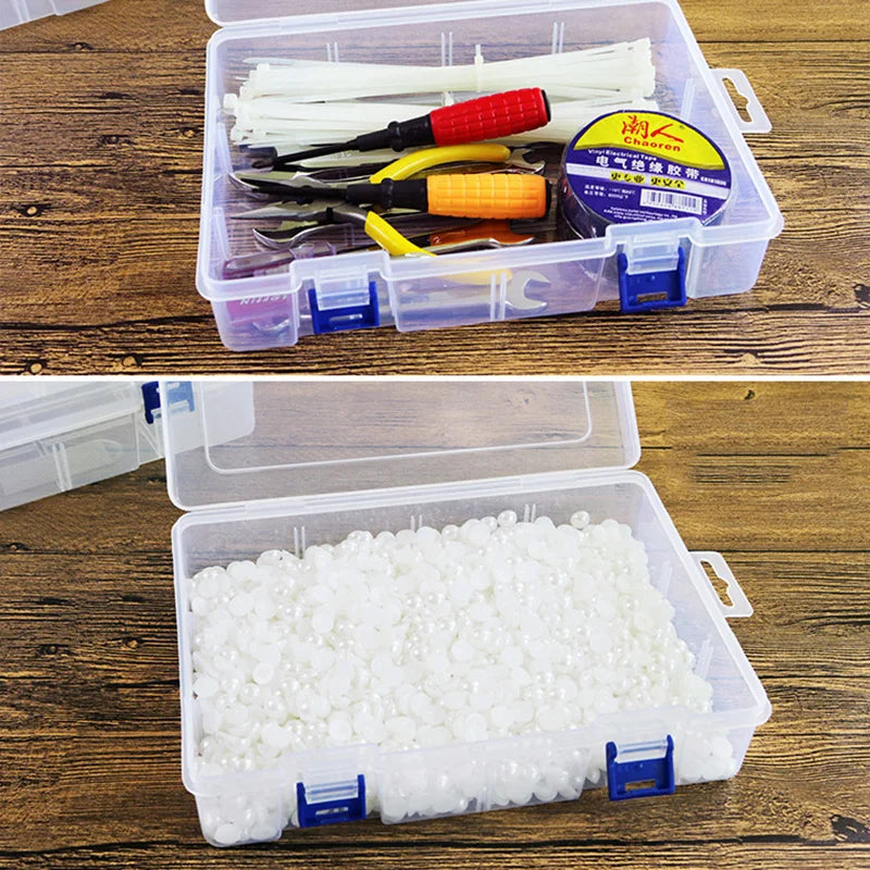 Multi Grids Plastic Detachable Storage Boxes Bins for Tools&Jewelry&Fishing Gear&Screw